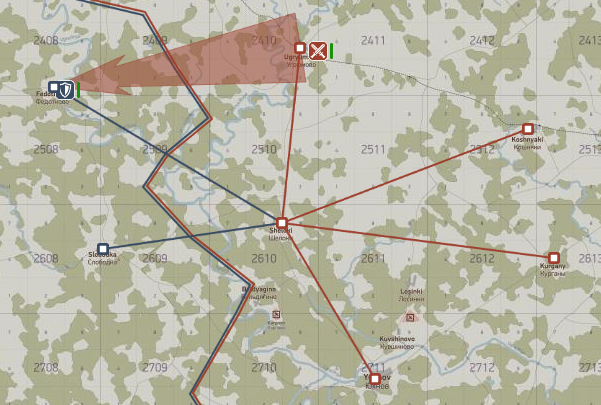 Связь гарнизонов на интерактивной карте Связь гарнизонов на интерактивной карте