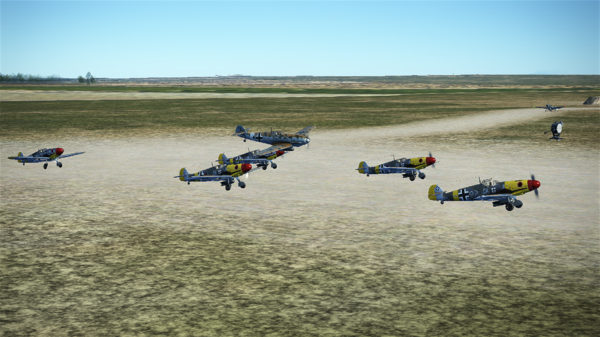 Строевая SG2 на ВПП с красивым пролётом!