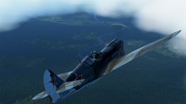 Ведомый наблюдает за атакой ведущего