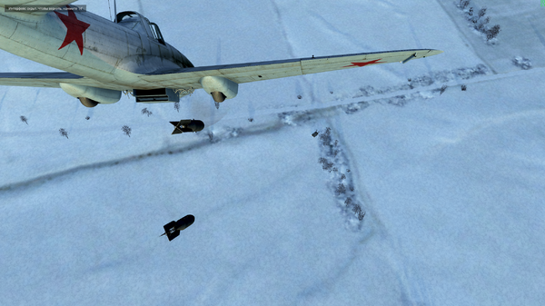 Атака ИЛа на вражеского «Тигра» в полях Сталинграда.