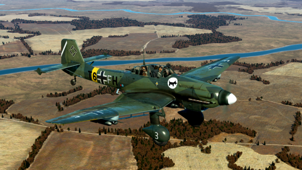 Сквад SG2. Ju-87D-3. T6+FH