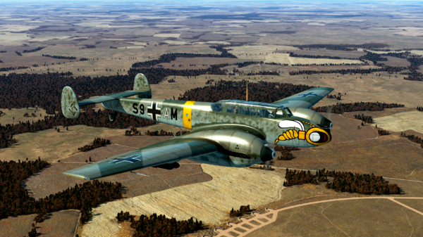 Сквад II/SKG210. Bf-110E-2