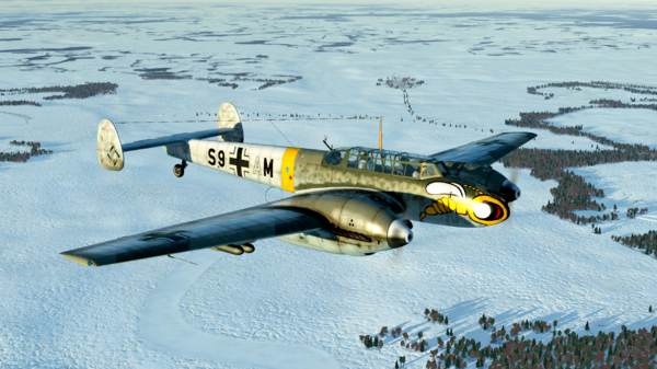 Сквад II/SKG210. Bf-110E-2. Зима