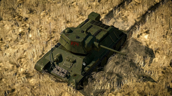 Т-34 под огнем с воздуха