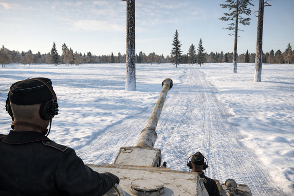 Поездка по зимним дорогам Москвы